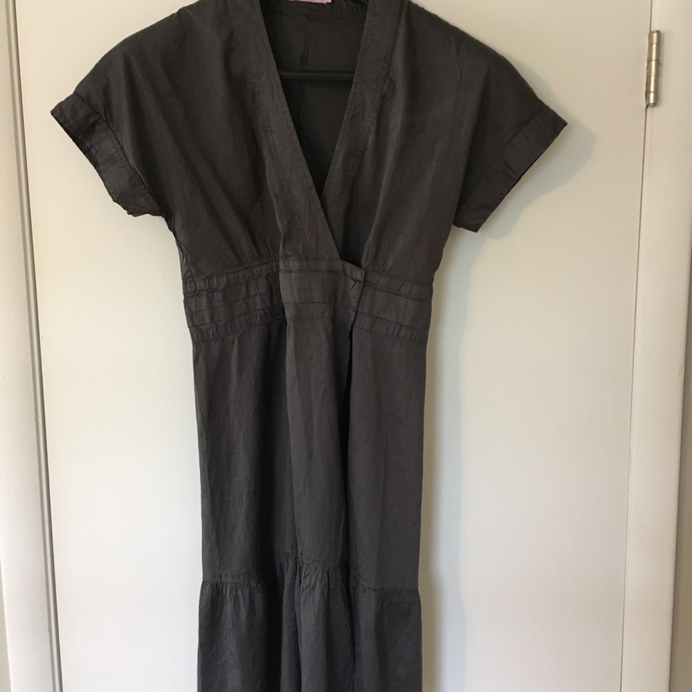 Calypso gray Silk dress